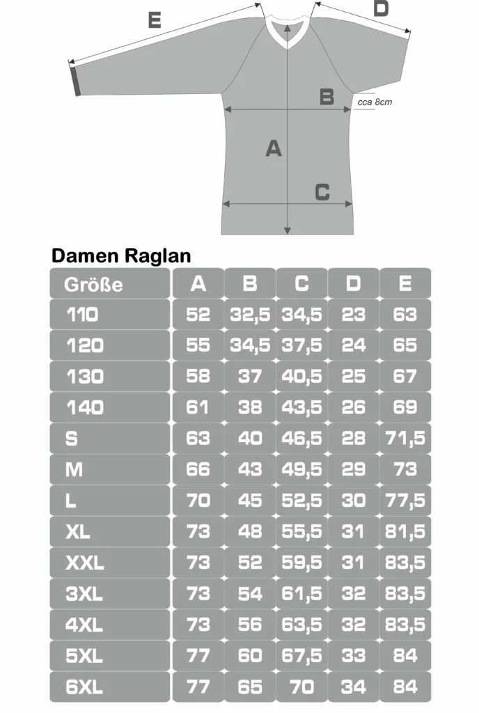 Raglan Damen